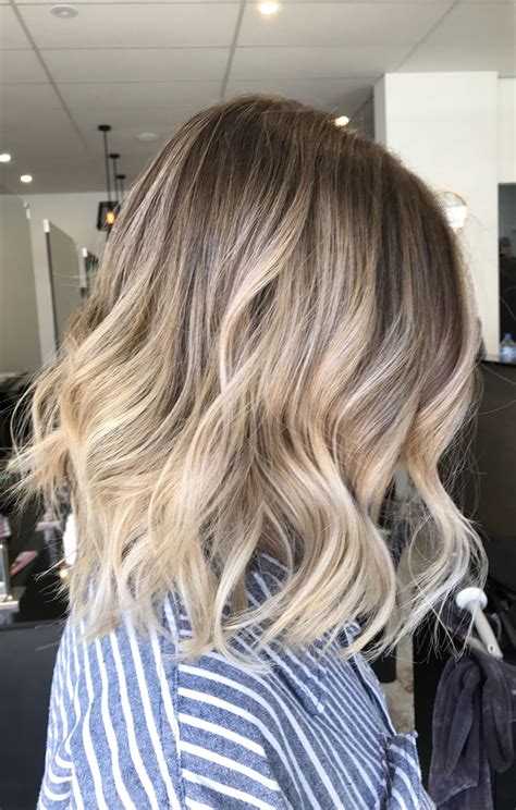 balayage hair blonde short|blonde balayage short hair straight.